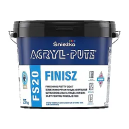 Шпатлевка финишная для стен и потолков Acryl-putz FS-20 Sniezka